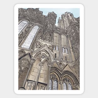 Wells Cathedral, Somerset, UK Sticker